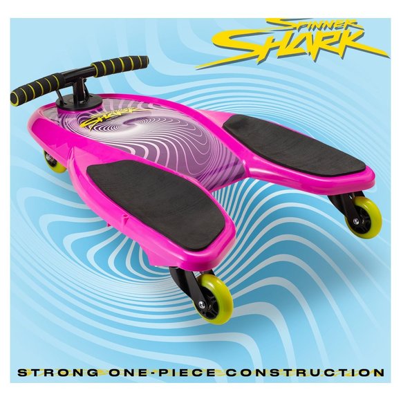 GOMO Toys Gomo Pink Spinner Shark Kneeboard Toy For Kids 6 Years